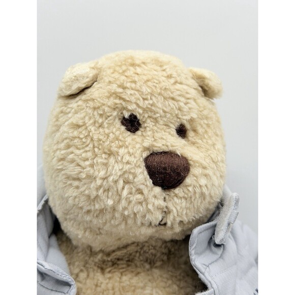 Baby Gap Brannan Baby Bear In Gray Winter Jacket Limited Edition 14” Plush Toy - Picture 6 of 14